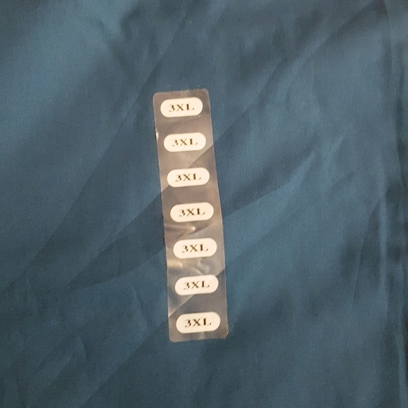 Cherokee women's size 3X unisex scrub pants dark teal New - Picture 3 of 5